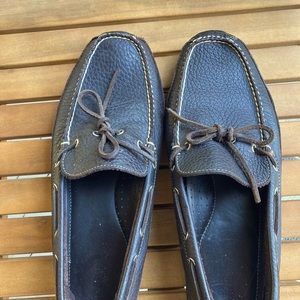 L.L. Bean leather moccasin/ deck shoes 12D